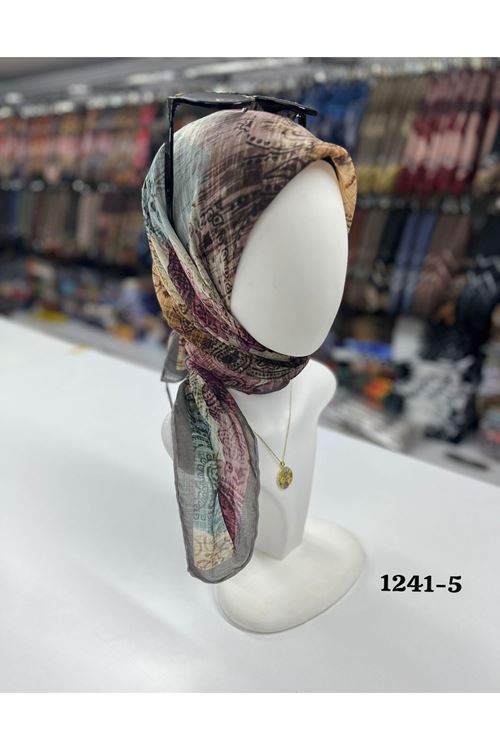 Etnik Desen Soft Eşarp Kod:1241-5