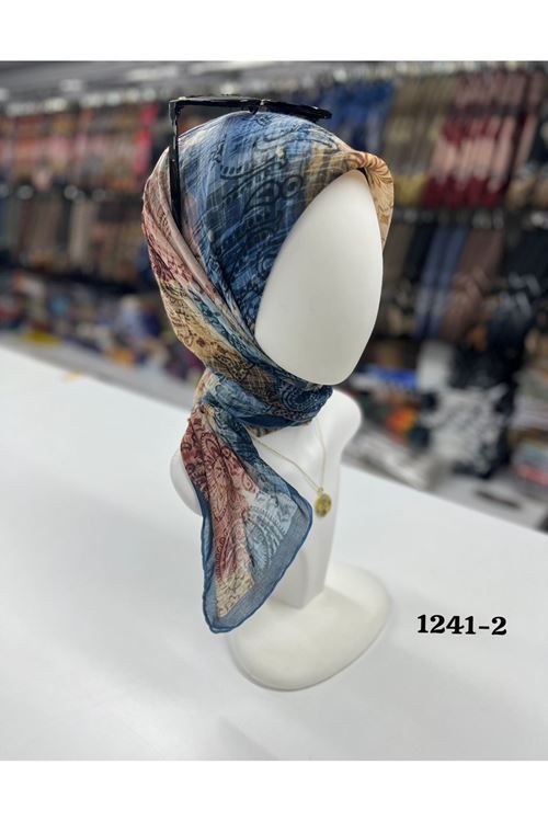 Etnik Desen Soft Eşarp Kod:1241-2