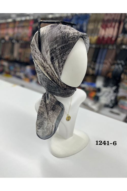 Etnik Desen Soft Eşarp Kod:1241-6