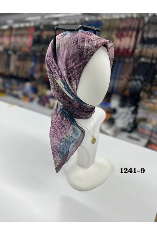 Etnik Desen Soft Eşarp Kod:1241-9