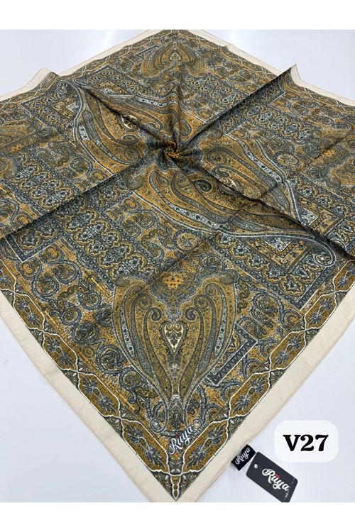 Rüya Lina Etnik Desen Soft Eşarp Kod: 0071 - V27