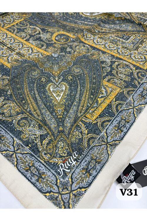 Rüya Lina Etnik Desen Soft Eşarp Kod: 0071 - V31