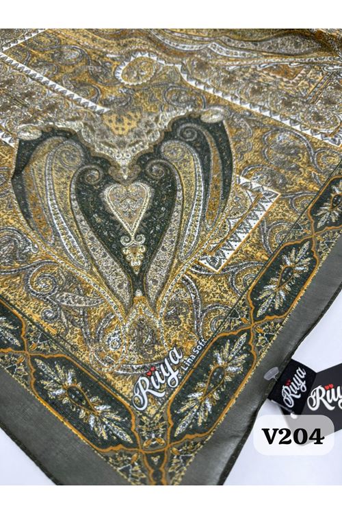 Rüya Lina Etnik Desen Soft Eşarp Kod: 0071 - V204