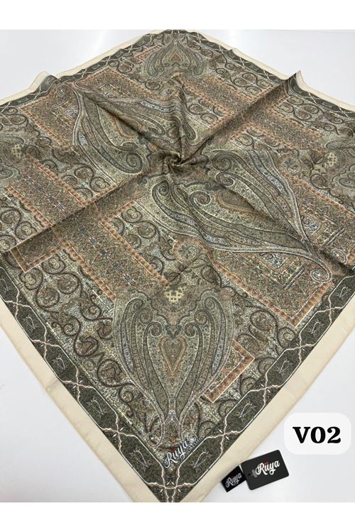 Rüya Lina Etnik Desen Soft Eşarp Kod: 0071 - V02