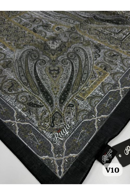 Rüya Lina Etnik Desen Soft Eşarp Kod: 0071 - V10