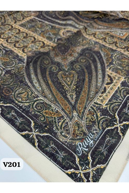 Rüya Lina Etnik Desen Soft Eşarp Kod: 0071 - V201