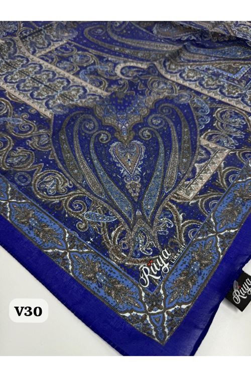 Rüya Lina Etnik Desen Soft Eşarp Kod: 0071 - V30