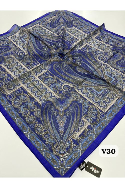 Rüya Lina Etnik Desen Soft Eşarp Kod: 0071 - V30