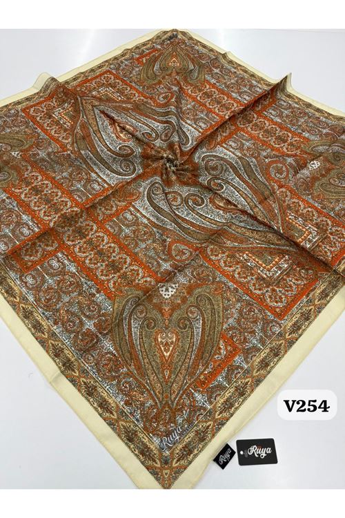 Rüya Lina Etnik Desen Soft Eşarp Kod: 0071 - V254