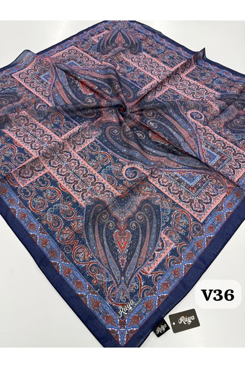 Rüya Lina Etnik Desen Soft Eşarp Kod: 0071 - V36