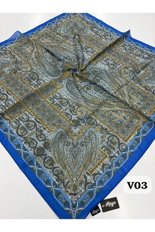 Rüya Lina Etnik Desen Soft Eşarp Kod: 0071 - V03
