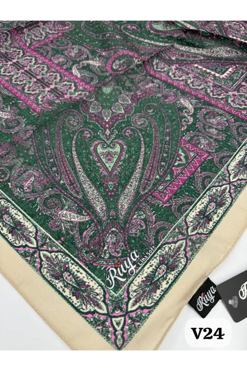 Rüya Lina Etnik Desen Soft Eşarp Kod: 0071 - V24