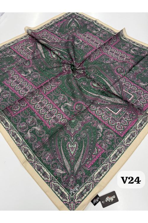 Rüya Lina Etnik Desen Soft Eşarp Kod: 0071 - V24