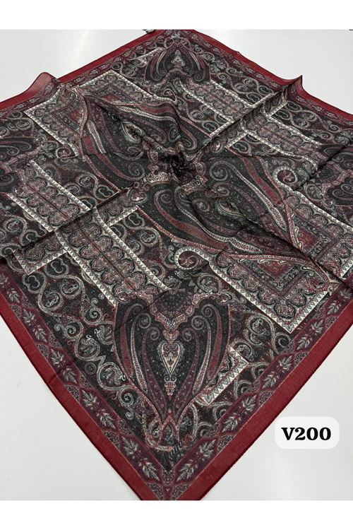 Rüya Lina Etnik Desen Soft Eşarp Kod: 0071 - V200