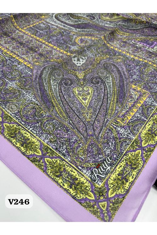 Rüya Lina Etnik Desen Soft Eşarp Kod: 0071 - V246