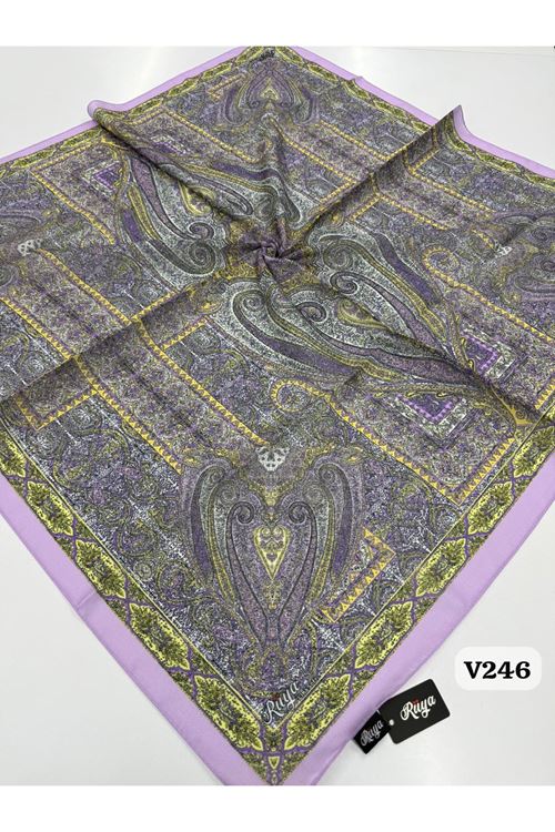 Rüya Lina Etnik Desen Soft Eşarp Kod: 0071 - V246