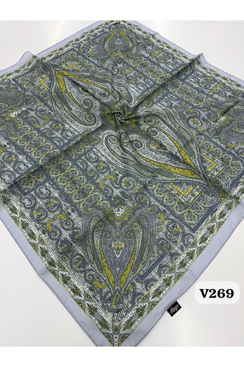 Rüya Lina Etnik Desen Soft Eşarp Kod: 0071 - V269