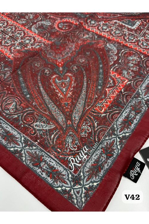 Rüya Lina Etnik Desen Soft Eşarp Kod: 0071 - V42