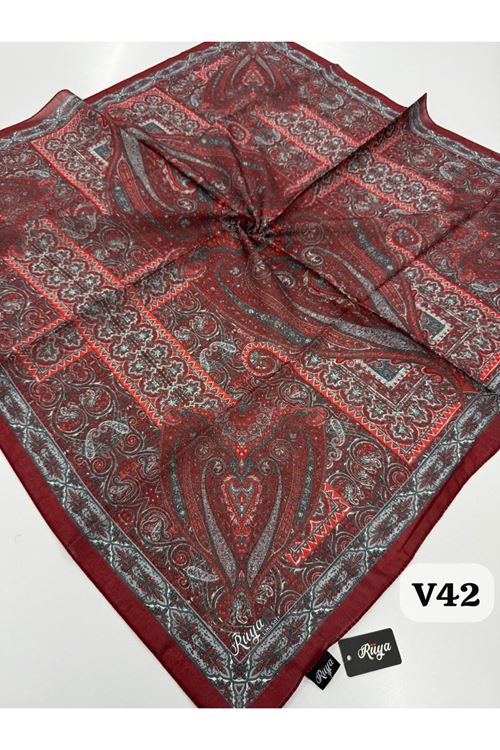 Rüya Lina Etnik Desen Soft Eşarp Kod: 0071 - V42