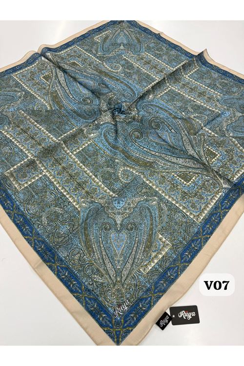 Rüya Lina Etnik Desen Soft Eşarp Kod: 0071 - V07