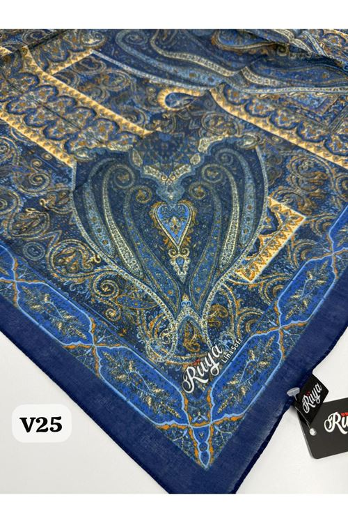 Rüya Lina Etnik Desen Soft Eşarp Kod: 0071 - V25