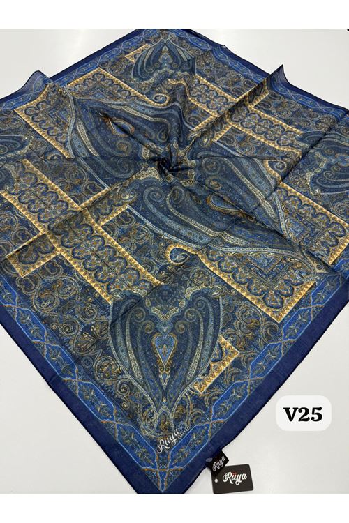 Rüya Lina Etnik Desen Soft Eşarp Kod: 0071 - V25