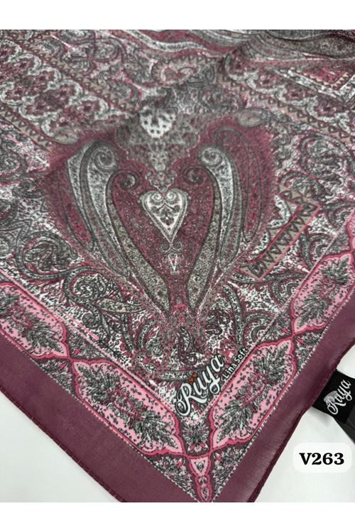 Rüya Lina Etnik Desen Soft Eşarp Kod: 0071 - V263
