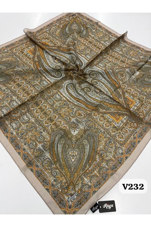 Rüya Lina Etnik Desen Soft Eşarp Kod: 0071 - V232