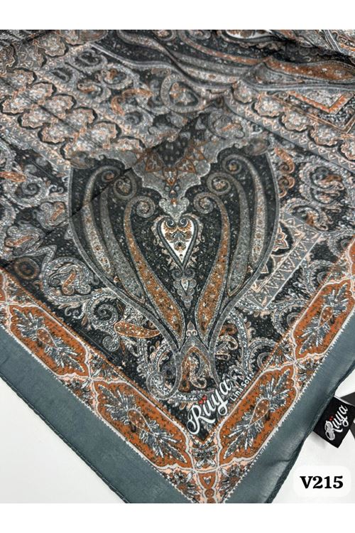 Rüya Lina Etnik Desen Soft Eşarp Kod: 0071 - V215