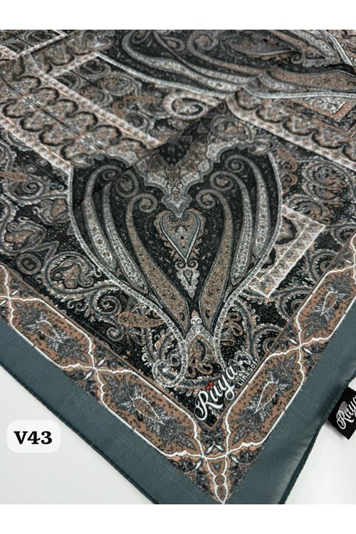 Rüya Lina Etnik Desen Soft Eşarp Kod: 0071 - V43