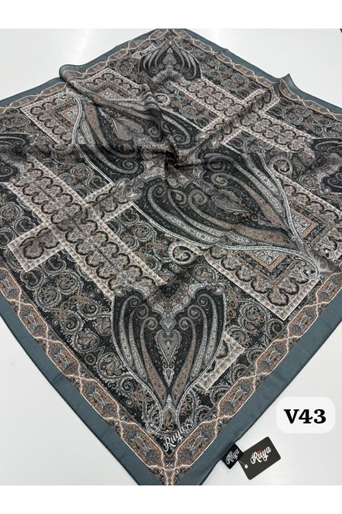 Rüya Lina Etnik Desen Soft Eşarp Kod: 0071 - V43