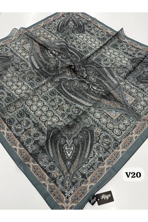 Rüya Lina Etnik Desen Soft Eşarp Kod: 0071 - V20
