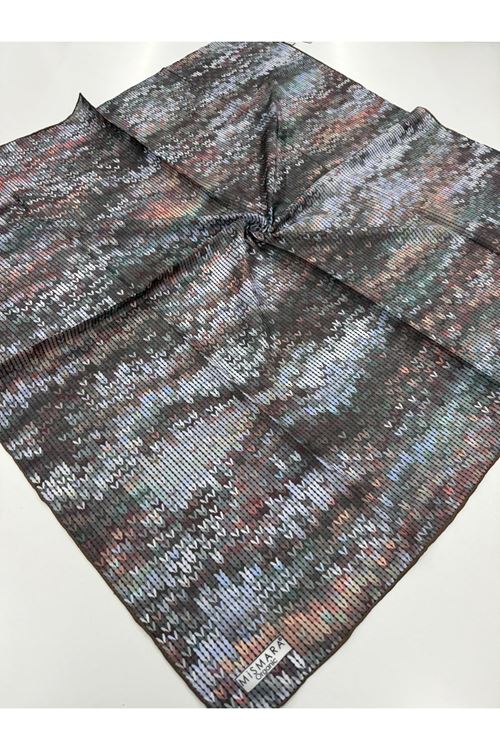 Örgü Desen Organik  Eşarp   