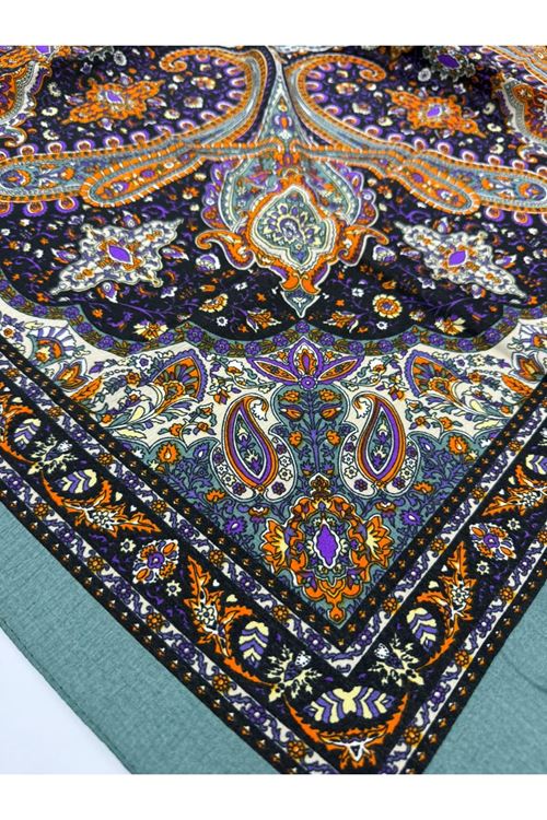 Yüsra Desen Naturel Eşarp