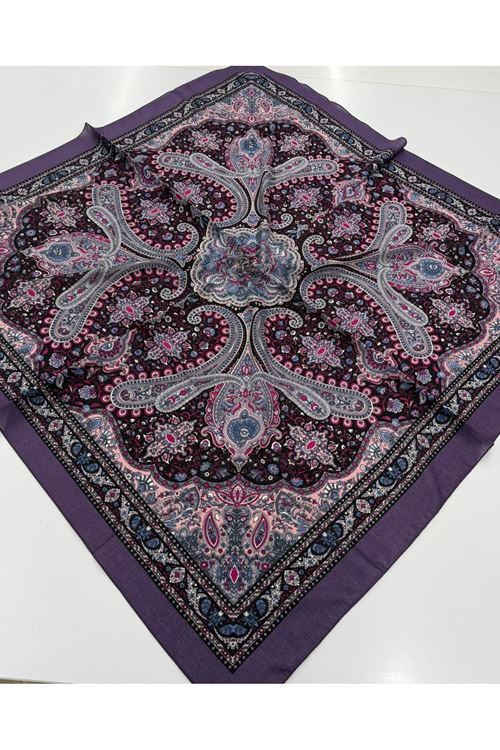 Yüsra Desen Naturel Eşarp