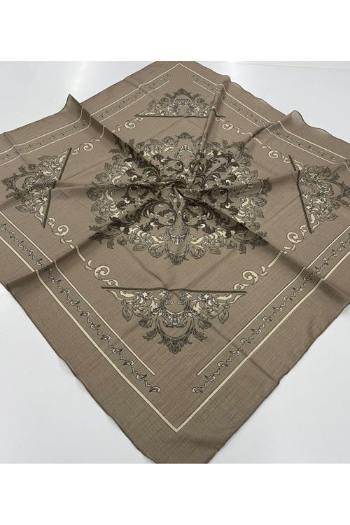 Şehrazat Desen Naturel Eşarp