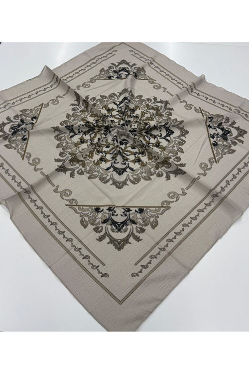 Şehrazat Desen Naturel Eşarp  