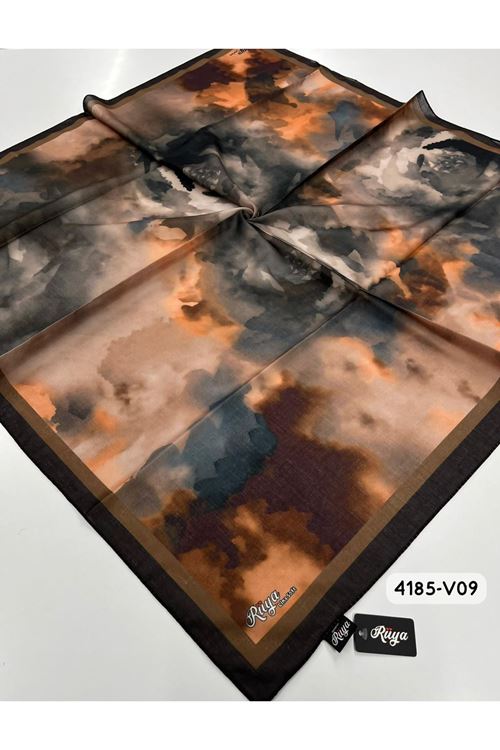 Rüya Lina Rose Desen Soft Eşarp Kod: 4185 - V09