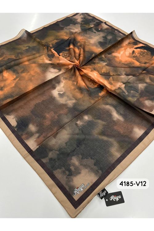 Rüya Lina Rose Desen Soft Eşarp Kod: 4185 - V12