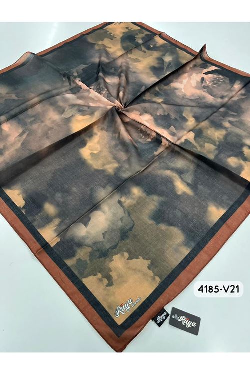 Rüya Lina Rose Desen Soft Eşarp Kod: 4185 - V21