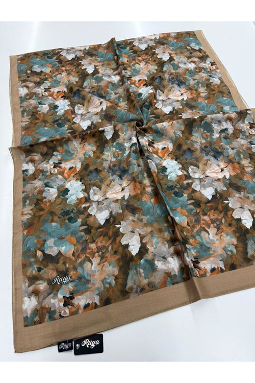 Batik Çiçek Desen Rüya Aura Soft Şal