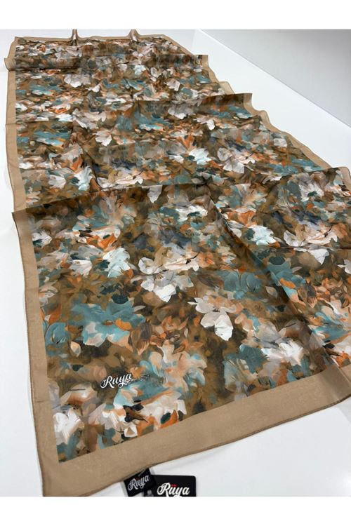 Batik Çiçek Desen Rüya Aura Soft Şal