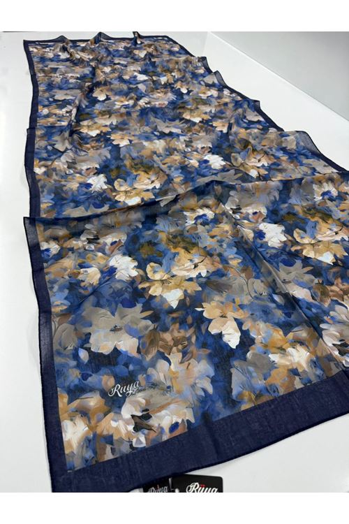 Batik Çiçek Desen Rüya Aura Soft Şal 