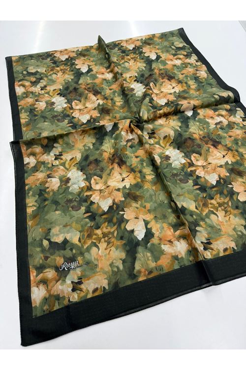 Batik Çiçek Desen Rüya Aura Soft Şal 