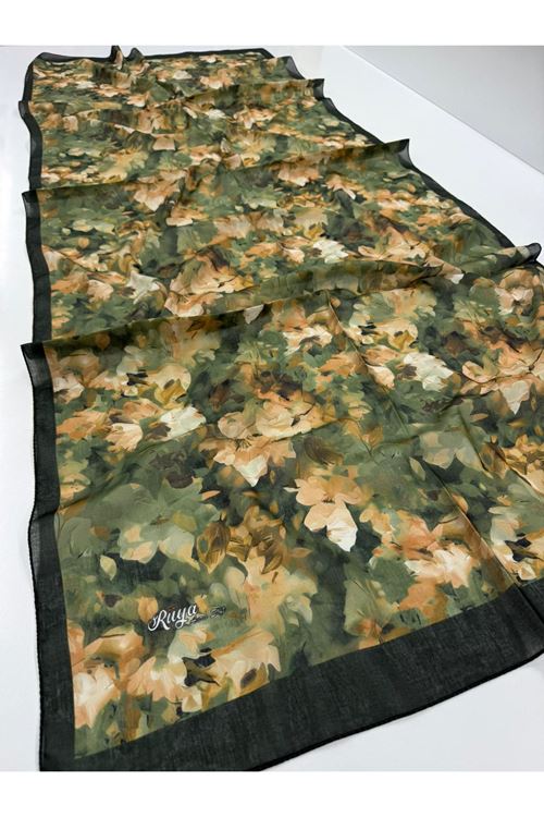 Batik Çiçek Desen Rüya Aura Soft Şal 