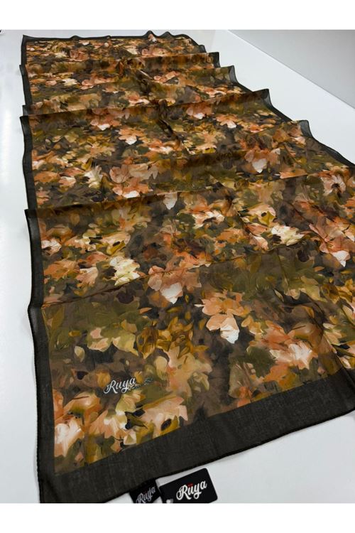 Batik Çiçek Desen Rüya Aura Soft Şal 