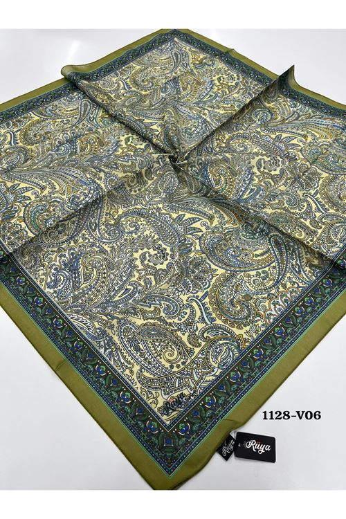Rüya Lina Etnik Desen Soft Eşarp Kod: 1128 - V06