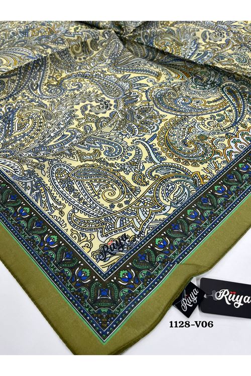 Rüya Lina Etnik Desen Soft Eşarp Kod: 1128 - V06