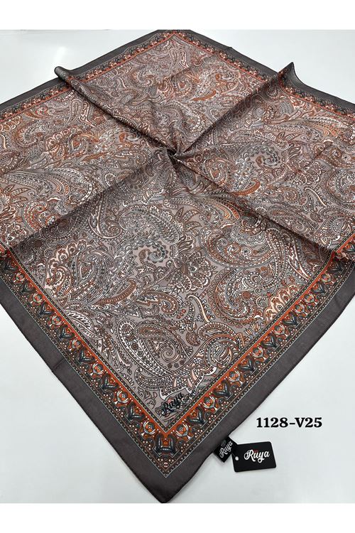 Rüya Lina Etnik Desen Soft Eşarp Kod: 1128 - V25