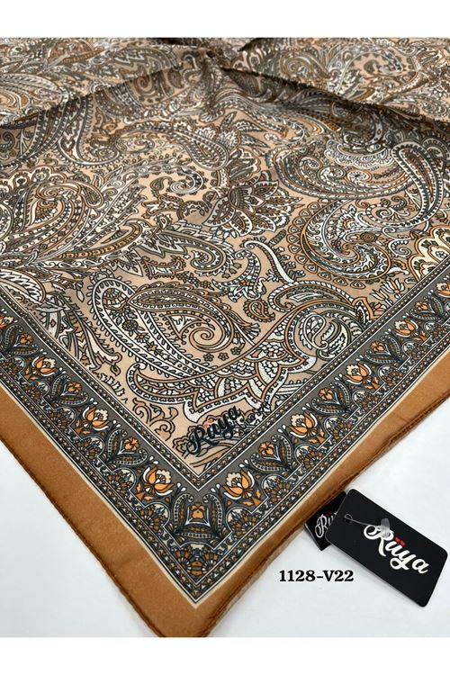 Rüya Lina Etnik Desen Soft Eşarp Kod: 1128 - V22